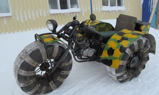 Каракат вездеход своими руками из мотоцикла